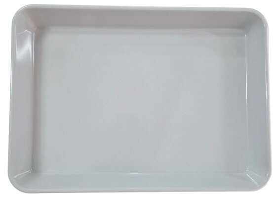Auslageschale Auslagetablett Melamin Weiß 35,5x25,5cm Lebensmittelecht