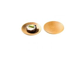 24 x Fingerfood-Teller aus Bambus rund °6cm Ping Bamboo Mini Round Dish