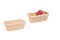 Brotkorb Obstkorb Buffetkorb GN 1/6 17,5x17x7cm Polyrattan Natur/Hellbeige