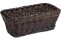 Brotkorb Obstkorb Buffetkorb GN 1/4 27,5x16,5x10,5cm Polyrattan Dunkelbraun/Schwarz