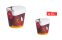 50 x Nudelbox Asia-Takeaway-Faltbox Einweg-Faltverpackung 750ml