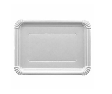 250 x Pappteller 16x34cm kompostierbar Unbeschichtet mit Rand €0,07/Stück