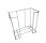 Serviettenhalter Serviettenspender Chrom für 40x40 oder 44x44cm 1/8 Falz