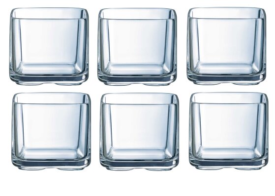 6 x Glas für Vorspeisen Desserts Beilagen Cocktails Aperitifs 18cl ARCOROC