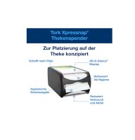 Serviettenspender Thekenspender TORK Xpressnap N4 Black