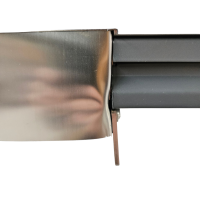 B.PRO Warmbuffet  4 x GN1/1 max Tiefe: 200 mm Farbe Verkehrsgrau B mit beheizbarem Unterbau Brücke defekt B-Ware