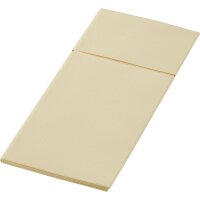 Serviettentaschen Bestecktasche Champagner/Cream 40x48cm...