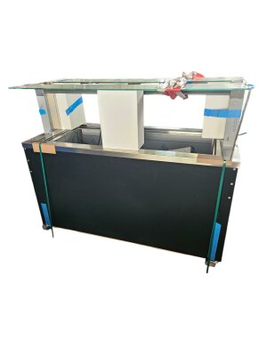 B.PRO BASIC LINE UK-4 Kaltbuffet mit aktiver Umluftkühlung +2°C bis +15°C 4 x GN 1/1  1595 x 690 x 1305 mm B-Ware